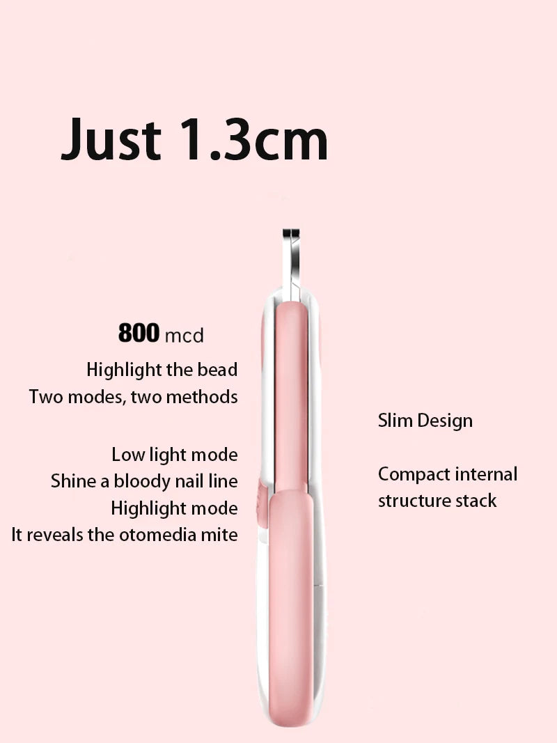 LED Pet Nail Clipper – Professional Cat Dog Claw Trimmer with Safety Lock, Puppy Kitten Grooming Tool