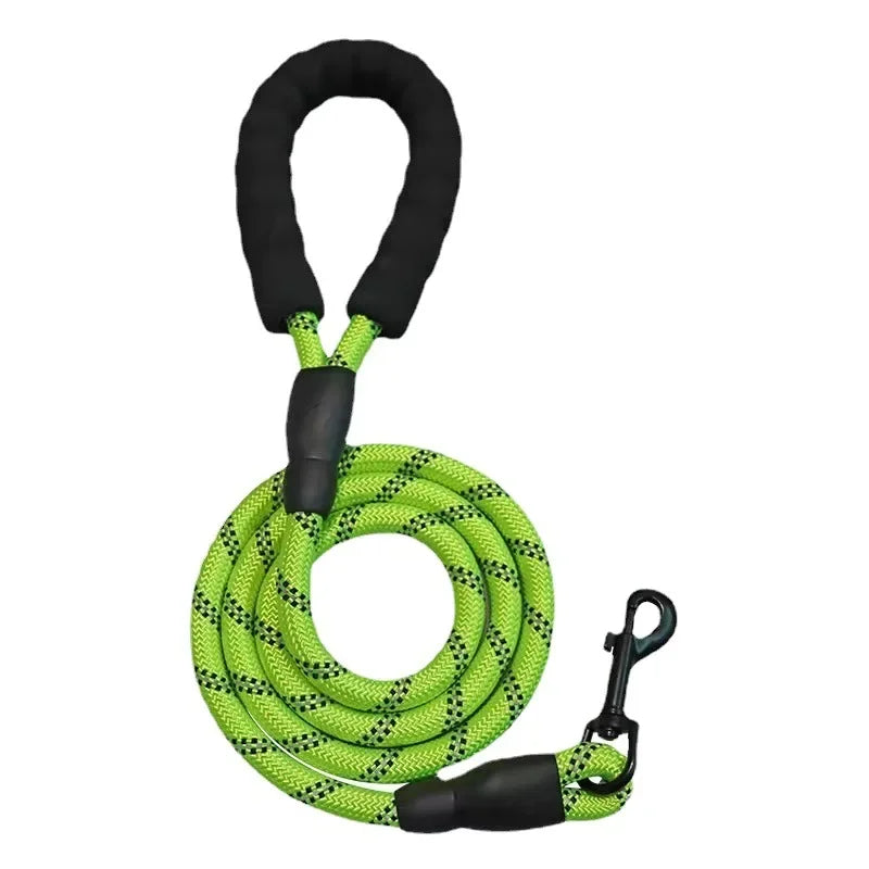Strong Reflective Dog Leash for Small, Medium & Large Dogs – Durable Pet Leash for Golden Retriever, Training, Walking & Pull Control