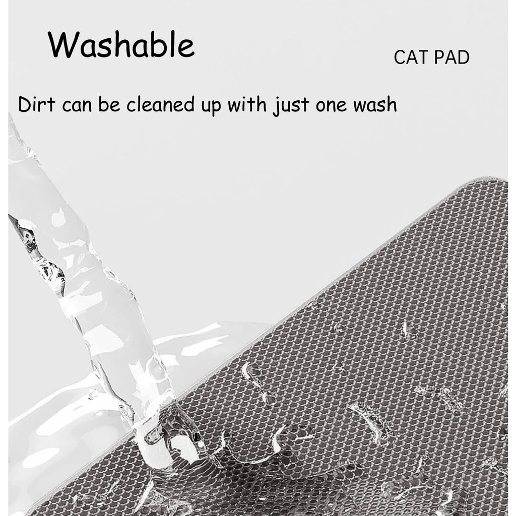 Waterproof Double Layer Cat Litter Mat – Non-Slip, Washable, EVA Pet Toilet Mat