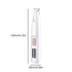 Dog Paw Trimmer with LED Light – Electric Pet Grooming Clippers for Dogs & Cats, 18mm Wide Blade for Paws, Face, Ears & Rump