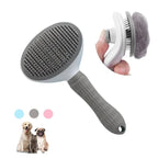 Pet Grooming Brush – Stainless Steel Dog Comb & Cat Brush for Long Hair, Shedding & Cleaning