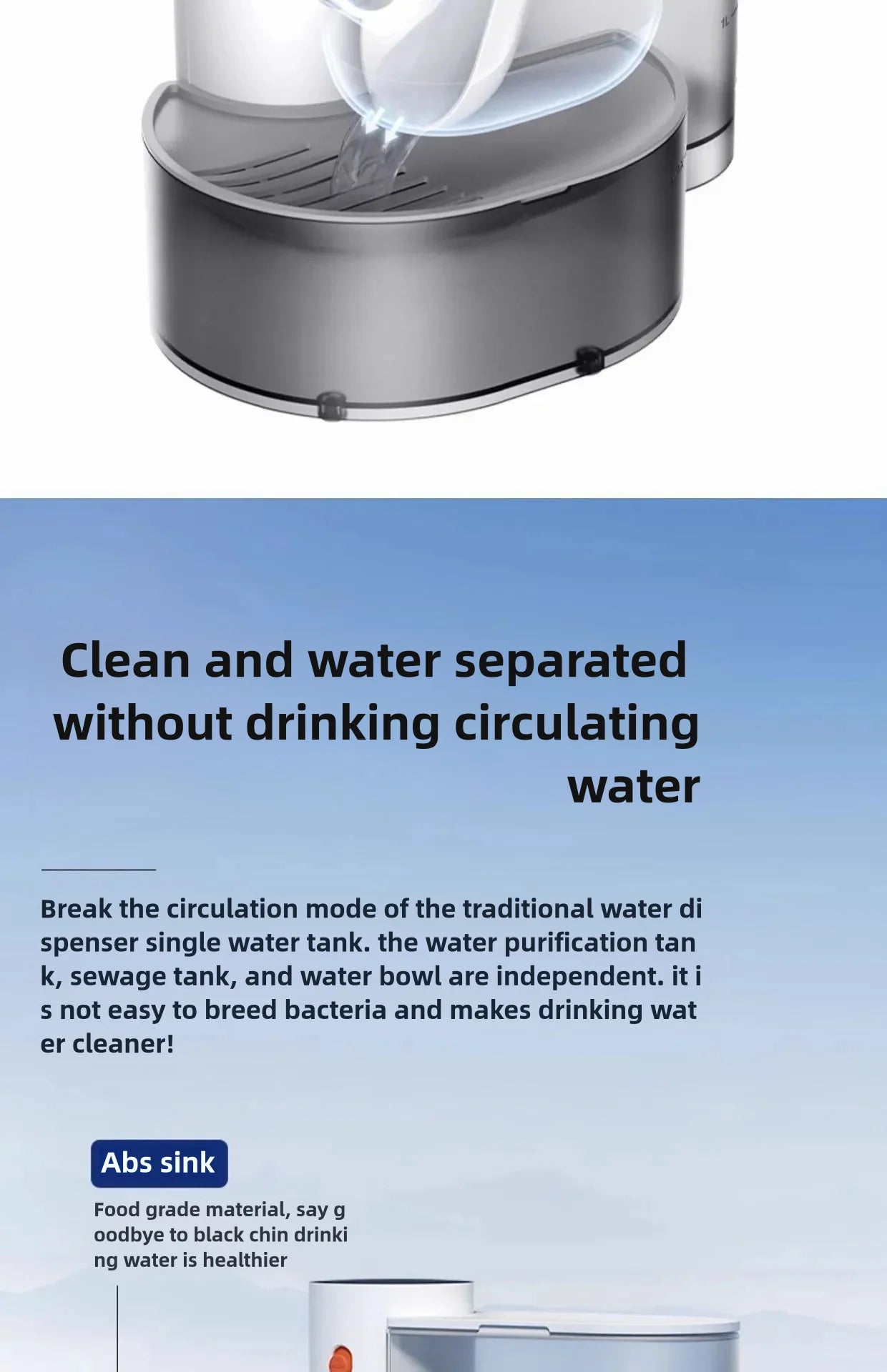 Automatic Pet Water Dispenser – Dog & Cat Fountain with Running Water, USB Charging, Easy-Clean Design