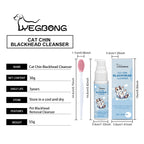 Pet Dental Care Kit – Dog & Cat Toothbrush with 30ml Oral Solution for Tartar Control & Fresh Breath