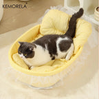 Cat Princess Sofa Bed – Washable, Removable Pet Mat for Cats & Dogs, All-Season Use