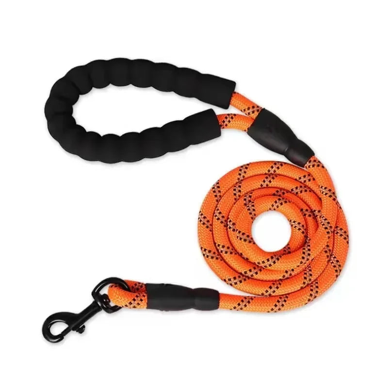 Strong Reflective Dog Leash for Small, Medium & Large Dogs – Durable Pet Leash for Golden Retriever, Training, Walking & Pull Control