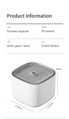 3L Cat Water Fountain – Automatic Recirculating Filter, Large Capacity Silent USB Electric Dispenser for Cats & Pets