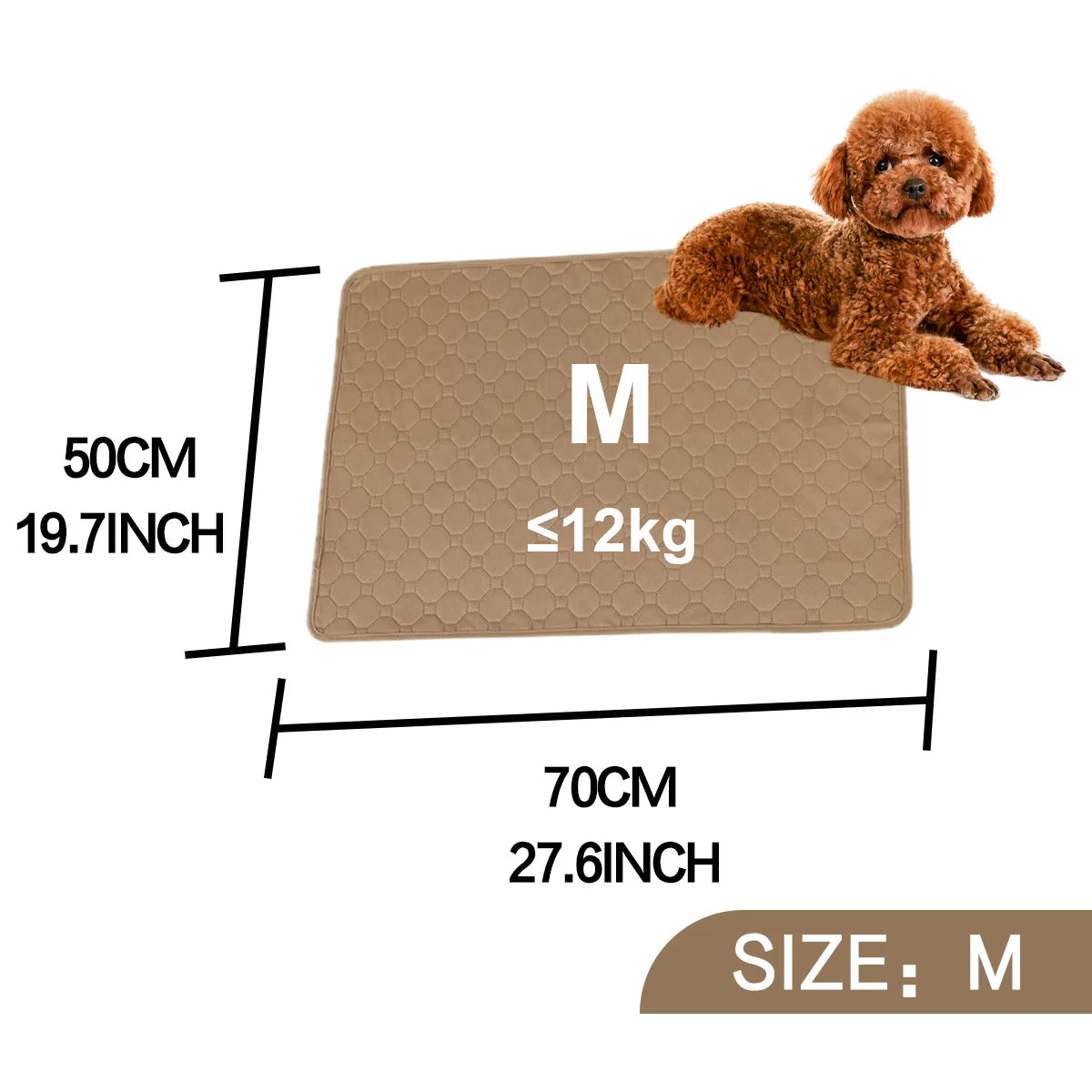 Reusable Dog Pee Pads – Absorbent & Waterproof Pet Training Mats