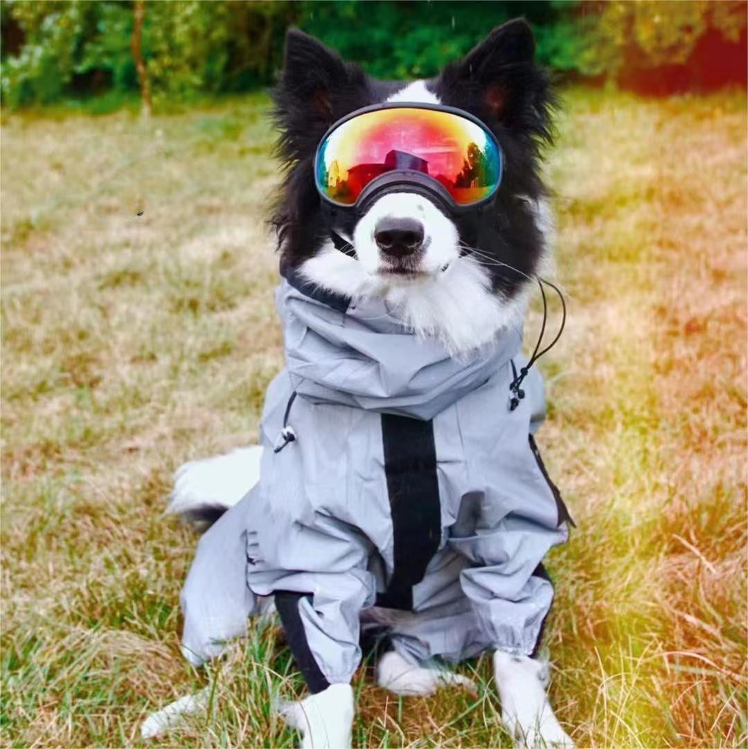 Dog Raincoat Tactical Reflective Shell Jacket Waterproof
